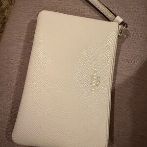 Coach Off-White Wristlet